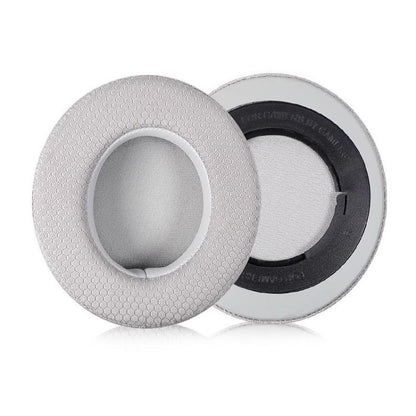 1 Pair Rotating Snap-on Replacement Earpads For Razer Kraken Pro V2, Material:Football Net Fabric(Grey) - Earmuff & Pad by buy2fix | Online Shopping UK | buy2fix