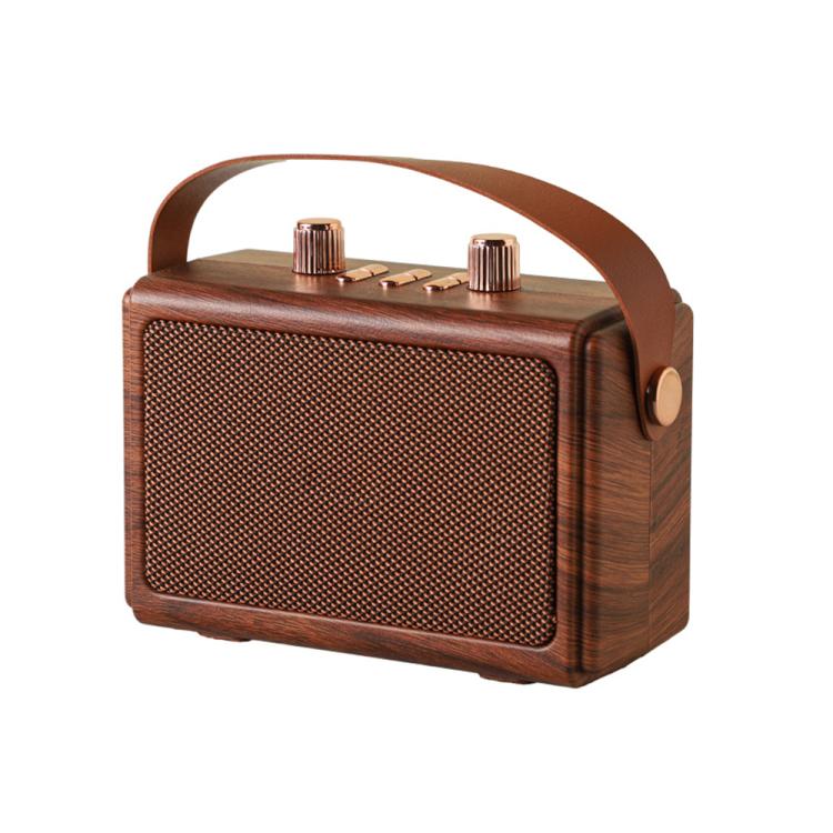 H1 Portable Outdoor Bluetooth Wireless Smart Speaker with Microphone(Wood Grain) - Desktop Speaker by buy2fix | Online Shopping UK | buy2fix