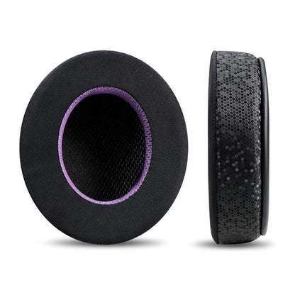 2pcs Insert Replacement Earpads For Razer Standard X / Kraken X / V3 X, Material:Net Fabric(Black Purple) - Earmuff & Pad by buy2fix | Online Shopping UK | buy2fix