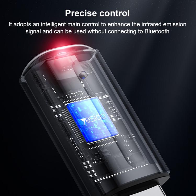 Yesido EC26C Type-C Mobile Phone Smart Remote Control Infrared Transmitter(Black) - Phone Remote Control by Yesido | Online Shopping UK | buy2fix
