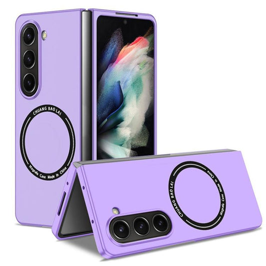 For Samsung Galaxy Z Fold7 Kalebol MagSafe Shockproof Frosted PC Phone Case(Purple) - Galaxy Z Fold7 5G Cases by Kalebol | Online Shopping UK | buy2fix