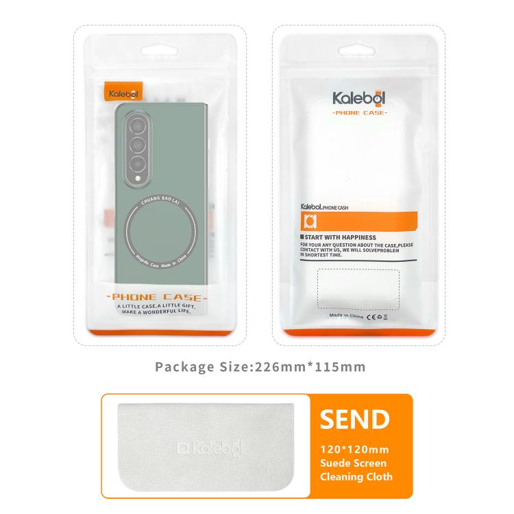 For Samsung Galaxy Z Fold7 Kalebol MagSafe Shockproof Frosted PC Phone Case(Sky Blue) - Galaxy Z Fold7 5G Cases by Kalebol | Online Shopping UK | buy2fix