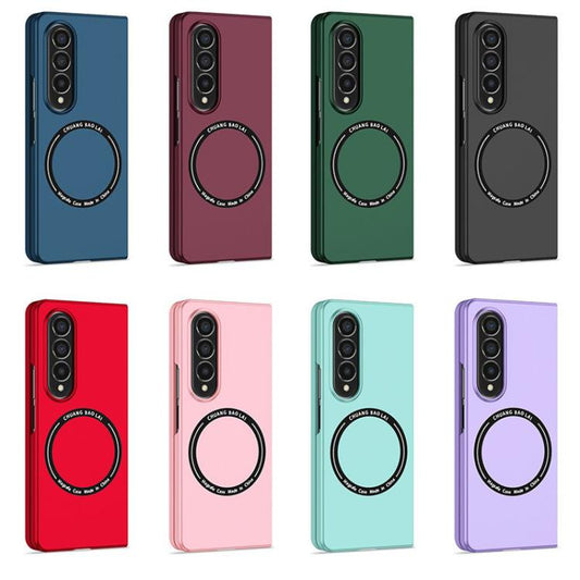 For Samsung Galaxy Z Fold7 Kalebol MagSafe Shockproof Frosted PC Phone Case(Pink) - Galaxy Z Fold7 5G Cases by Kalebol | Online Shopping UK | buy2fix