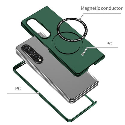 For Samsung Galaxy Z Fold7 Kalebol MagSafe Shockproof Frosted PC Phone Case(Green) - Galaxy Z Fold7 5G Cases by Kalebol | Online Shopping UK | buy2fix