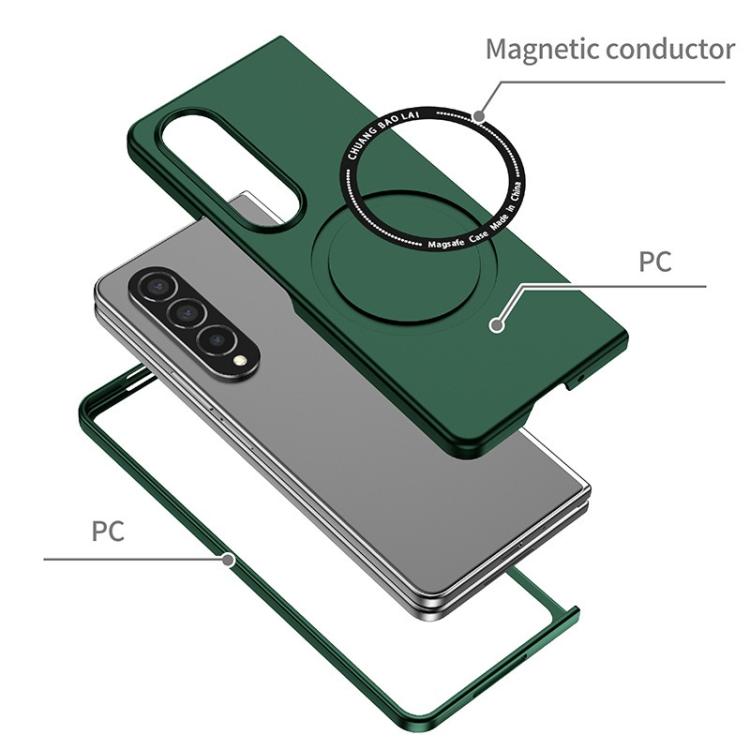 For Samsung Galaxy Z Fold7 Kalebol MagSafe Shockproof Frosted PC Phone Case(Royal Blue) - Galaxy Z Fold7 5G Cases by Kalebol | Online Shopping UK | buy2fix