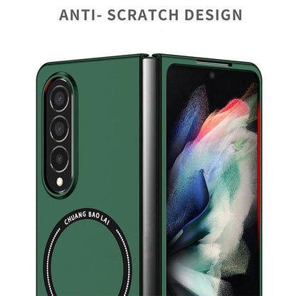For Samsung Galaxy Z Fold7 Kalebol MagSafe Shockproof Frosted PC Phone Case(Royal Blue) - Galaxy Z Fold7 5G Cases by Kalebol | Online Shopping UK | buy2fix
