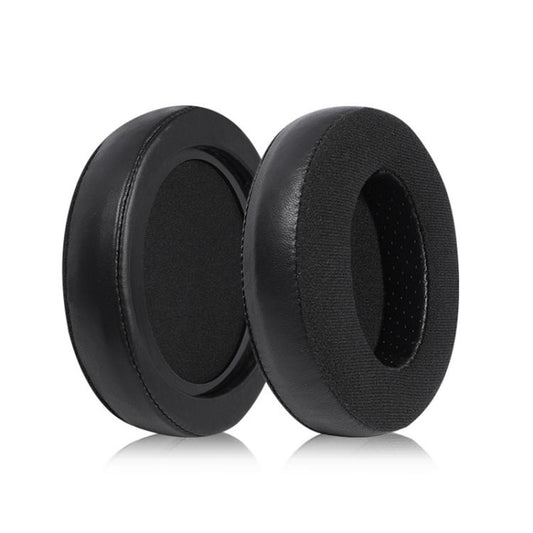 2pcs Lambskin Gold Velvet Earphone Replacement Earpads Pads For Philips SHP9500(Black) - Earmuff & Pad by buy2fix | Online Shopping UK | buy2fix