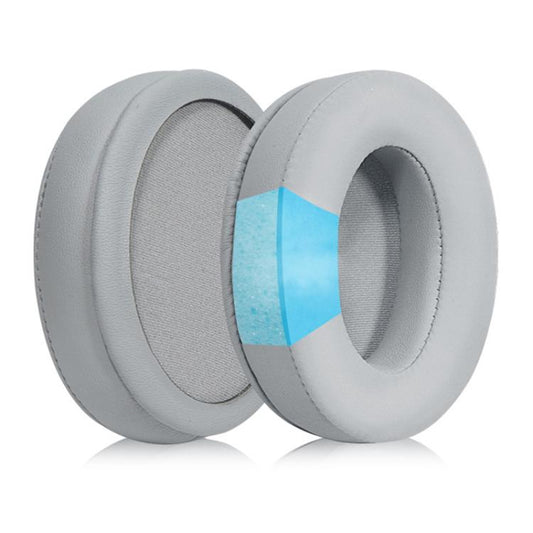 2pcs Insert Replacement Earpads For Razer Standard X / Kraken X / V3 X, Material:Protein Leather and Ice Silk Fabric(Grey) - Earmuff & Pad by buy2fix | Online Shopping UK | buy2fix