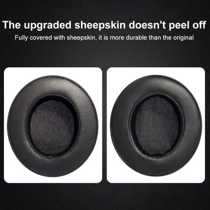 2pcs Insert Replacement Earpads For Razer Standard X / Kraken X / V3 X, Material:Protein Leather and Ice Silk Fabric(Grey) - Earmuff & Pad by buy2fix | Online Shopping UK | buy2fix