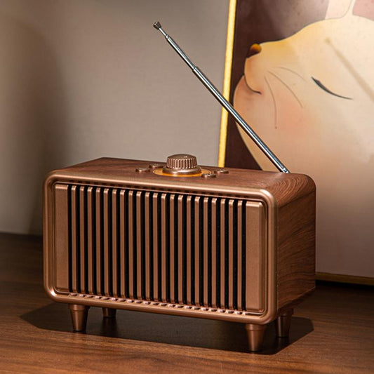 H2 Bluetooth Wireless Smart Speaker(Wood Grain) - Desktop Speaker by buy2fix | Online Shopping UK | buy2fix