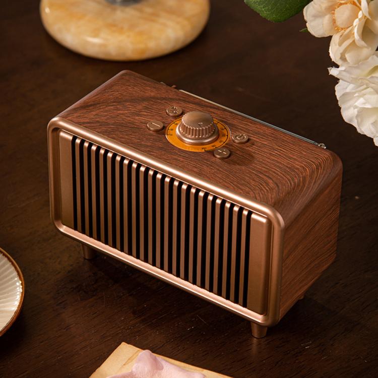 H2 Bluetooth Wireless Smart Speaker(Wood Grain) - Desktop Speaker by buy2fix | Online Shopping UK | buy2fix