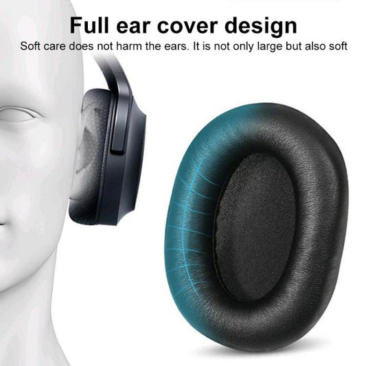 2pcs Insert Replacement Earpads For Razer Barracuda / Barracuda X, Material:Protein Leather(Black) - Earmuff & Pad by buy2fix | Online Shopping UK | buy2fix