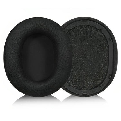 2pcs Push Snap-on Replacement Earpads For Razer BlackShark V2 Pro 2023, Material:Football Net Fabric(Black) - Earmuff & Pad by buy2fix | Online Shopping UK | buy2fix