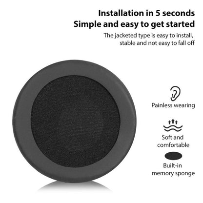 1 Pair Protein Leather Earphone Replacement Earpads Pads For Philips TAH4105(Red) - Earmuff & Pad by buy2fix | Online Shopping UK | buy2fix