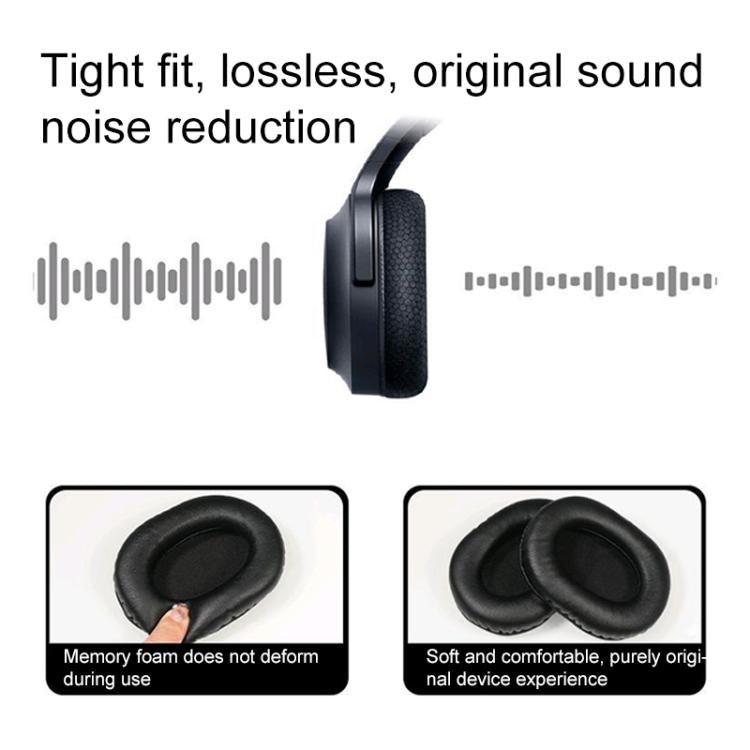 2pcs Push Snap-on Replacement Earpads For Razer BlackShark  V2 / V2 Pro, Material:Lambskin(Black) - Earmuff & Pad by buy2fix | Online Shopping UK | buy2fix