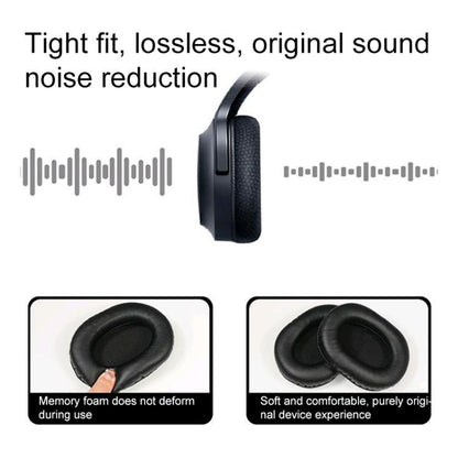 2pcs Push Snap-on Replacement Earpads For Razer BlackShark  V2 / V2 Pro, Material:Lambskin(Black) - Earmuff & Pad by buy2fix | Online Shopping UK | buy2fix