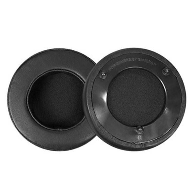 1 Pair Push Snap-on Replacement Earpads For Razer ManOWar 7.1, Material:Lambskin(Black) - Earmuff & Pad by buy2fix | Online Shopping UK | buy2fix
