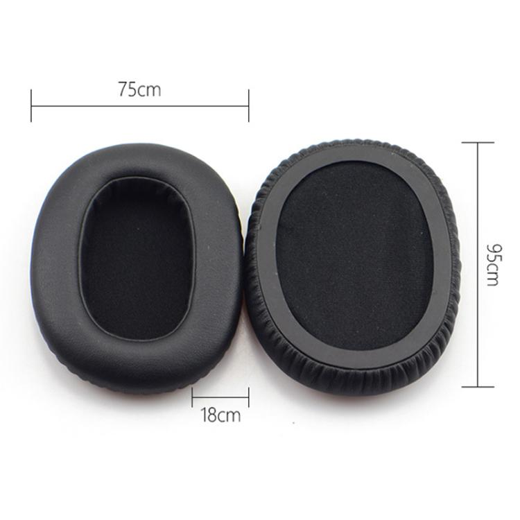 For DENON AH-MM400 2pcs Insert Lambskin Replacement Earpads(Brown) - Earmuff & Pad by buy2fix | Online Shopping UK | buy2fix