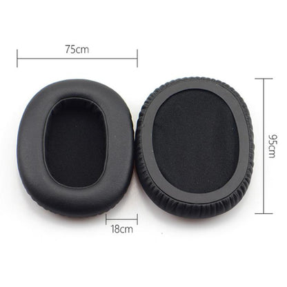 For DENON AH-MM400 2pcs Insert Lambskin Replacement Earpads(Brown) - Earmuff & Pad by buy2fix | Online Shopping UK | buy2fix