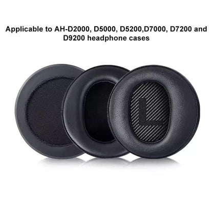2pcs Insert Hollow Style Replacement Earpads For DENON AH-D2000 / D5000 / D5200 / D7000, Material:Protein Leather(Black) - Earmuff & Pad by buy2fix | Online Shopping UK | buy2fix