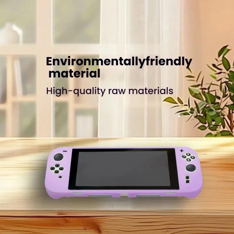 For Nintendo Switch 2 Game Console Silicone One-piece Protective Case(Purple) - Cases by buy2fix | Online Shopping UK | buy2fix