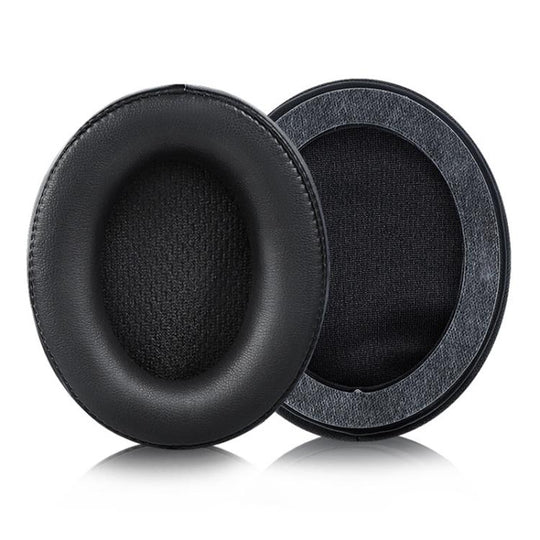 2pcs Push-on Replacement Earpads For DENON AH D1100 / AH-NC800, Material:Protein Leather(Black)