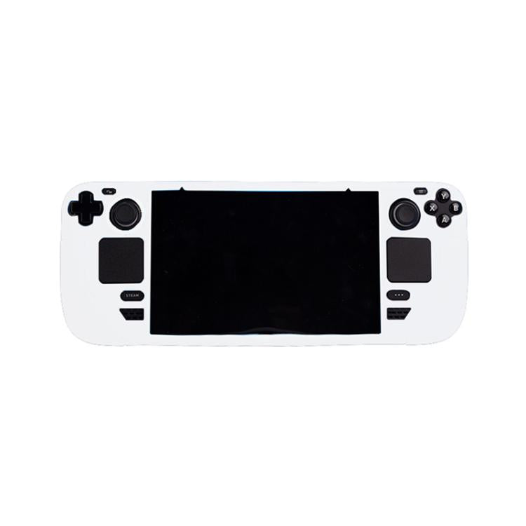 For Steam Deck Game Console Silicone One-piece Protective Case(White) - Cover Case by buy2fix | Online Shopping UK | buy2fix