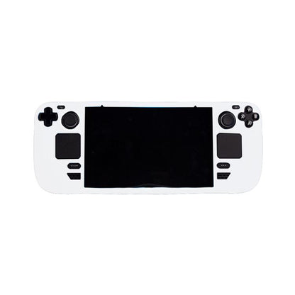 For Steam Deck Game Console Silicone One-piece Protective Case(White) - Cover Case by buy2fix | Online Shopping UK | buy2fix
