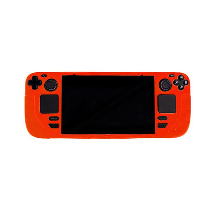 For Steam Deck Game Console Silicone One-piece Protective Case(Red) - Cover Case by buy2fix | Online Shopping UK | buy2fix