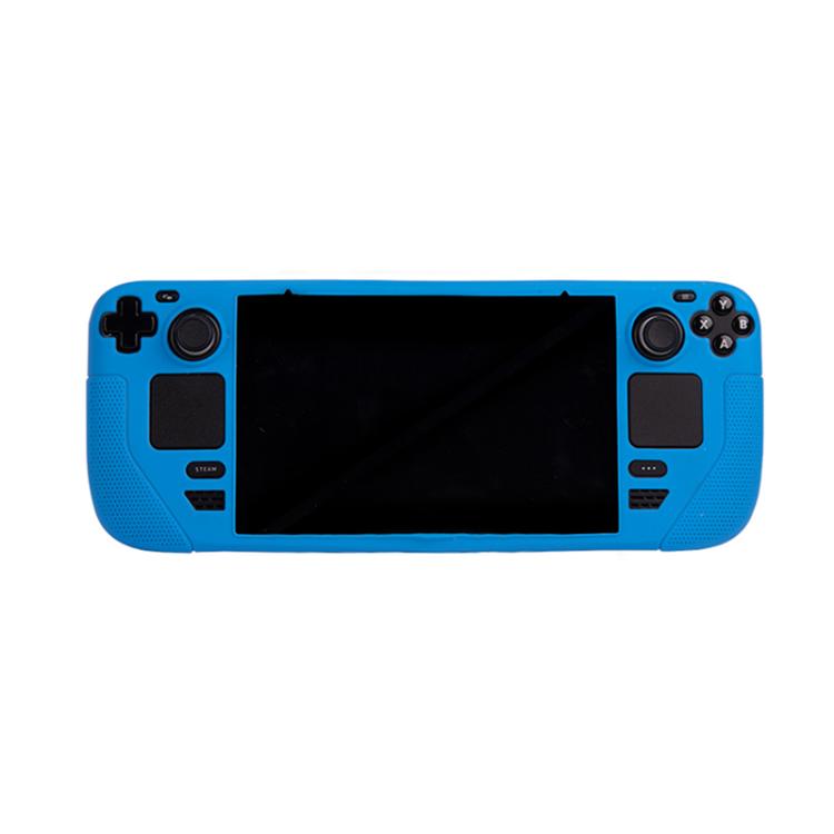 For Steam Deck Game Console Silicone One-piece Protective Case(Blue) - Cover Case by buy2fix | Online Shopping UK | buy2fix
