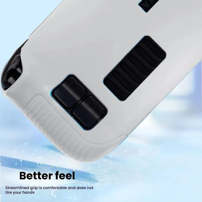For Steam Deck Game Console Silicone One-piece Protective Case(White) - Cover Case by buy2fix | Online Shopping UK | buy2fix