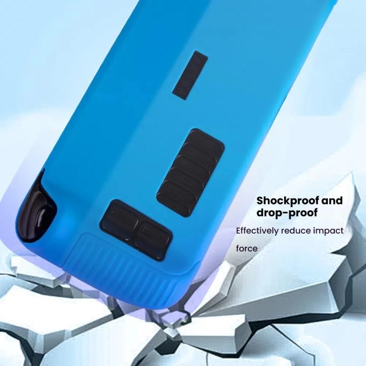 For Steam Deck Game Console Silicone One-piece Protective Case(Blue) - Cover Case by buy2fix | Online Shopping UK | buy2fix