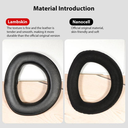 2pcs Snap-on Replacement Earpads For Sennheiser HD700, Material:Lambskin Stitching(Black) - Earmuff & Pad by buy2fix | Online Shopping UK | buy2fix