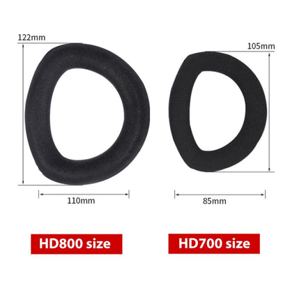 1 Pair Snap-on Replacement Earpads For Sennheiser HD800 / HD800S, Material:Splicing ??Protein Leather(Black) - Earmuff & Pad by buy2fix | Online Shopping UK | buy2fix