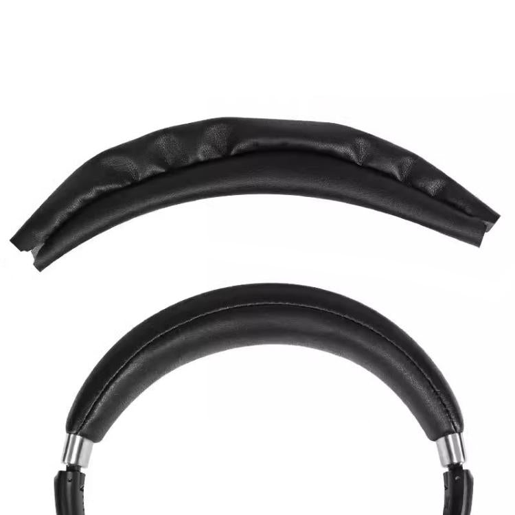 Headphone Head Beam Protective Cover For Sennheiser PXC550 / PXC480 / MB660(Protein Leather Black) - Earmuff & Pad by buy2fix | Online Shopping UK | buy2fix