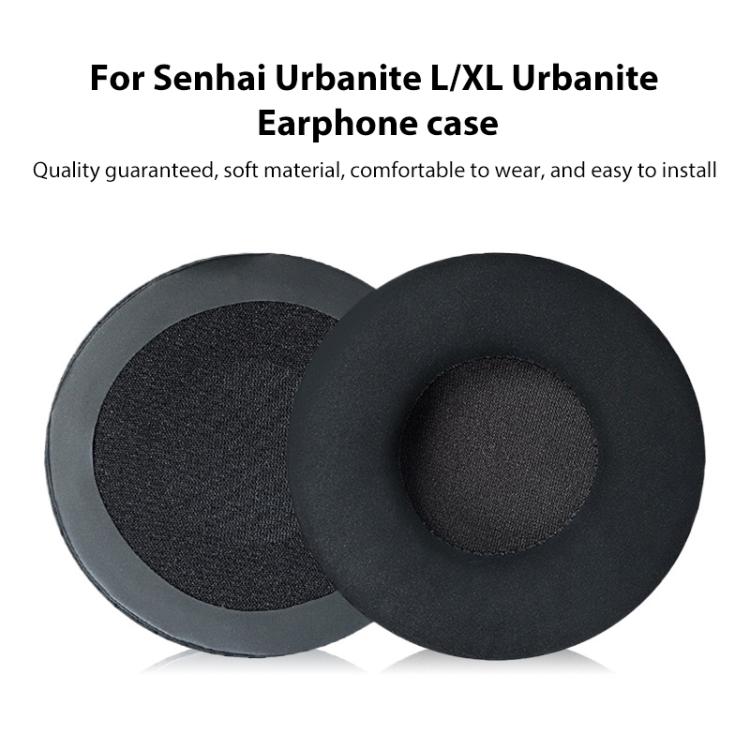 2pcs Insert Replacement Earpads For Sennheiser Urbanite XL, Material:Protein Leather(Black) - Earmuff & Pad by buy2fix | Online Shopping UK | buy2fix