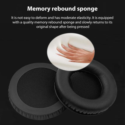 2pcs Insert Replacement Earpads For Sennheiser Urbanite XL, Material:Protein Leather(Black) - Earmuff & Pad by buy2fix | Online Shopping UK | buy2fix