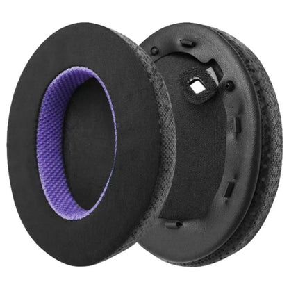 1 Pair Ice Skin Earphone Replacement Earpads Pads For Sony WH-1000XM4(Black Purple) - Earmuff & Pad by buy2fix | Online Shopping UK | buy2fix