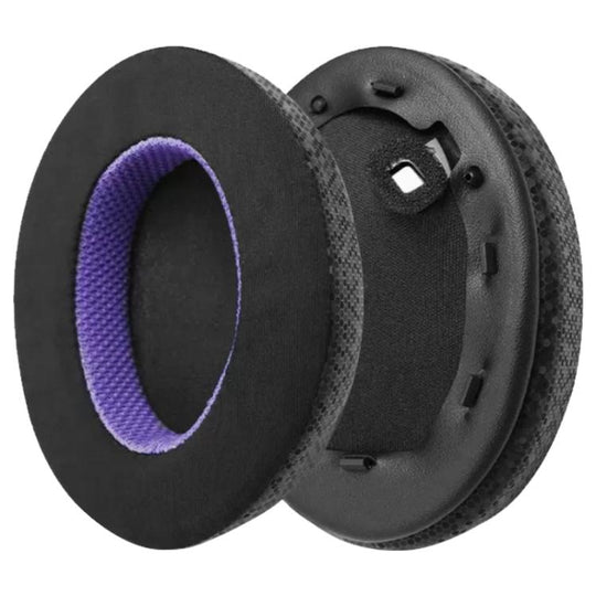 1 Pair Ice Skin Earphone Replacement Earpads Pads For Sony WH-1000XM4(Black Purple)