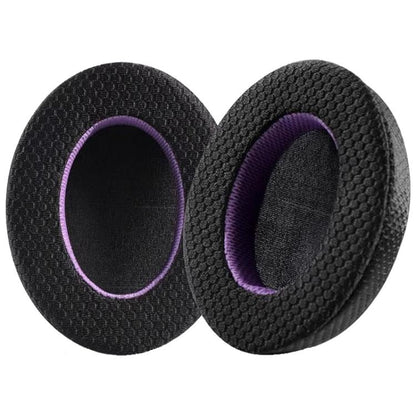 1 Pair Mesh Earphone Replacement Earpads Pads For Sony WH-1000XM4(Black Purple) - Earmuff & Pad by buy2fix | Online Shopping UK | buy2fix