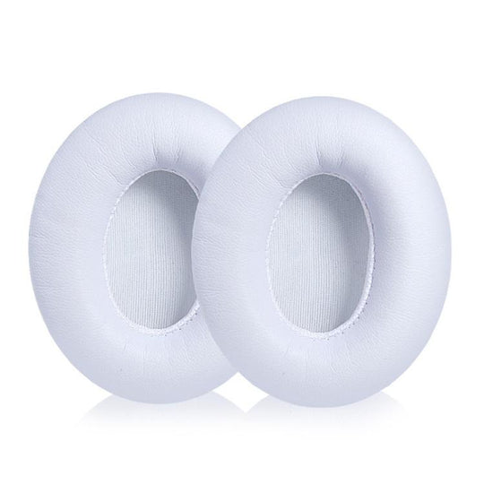 2pcs Insert Replacement Earpads For Sennheiser Momentum On-Ear 1 / On-Ear 2 / On-Ear HD1, Material:Protein Leather White