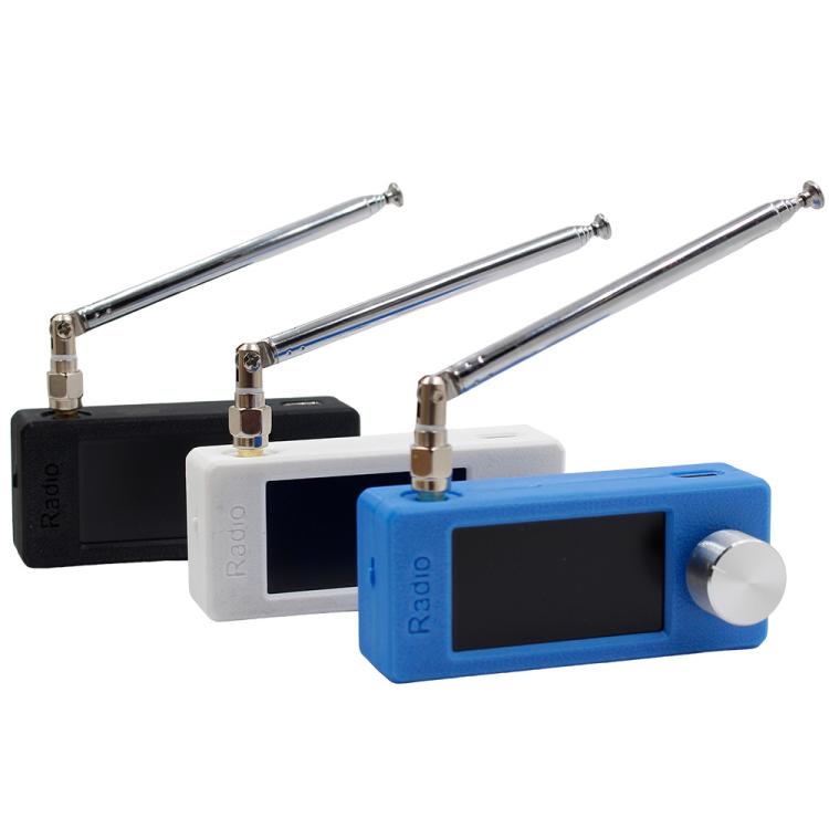 SI4732 1.9 inch IPS Display Portable Radio 0.5-108 MHz LSB USB AM FM Pocket Mini Radio, Type:Telescopic Antenna + USB(Black) - Car Modification by buy2fix | Online Shopping UK | buy2fix