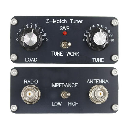 Z-Match QRP Manual Antenna Tuner 5W 3-28 Mhz Antenna HAM Tuner(Black) - Car Modification by buy2fix | Online Shopping UK | buy2fix