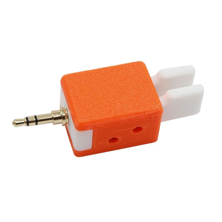 For Quansheng K5 / K6 Walkie-talkie CW Double Paddle Automatic Key Adjustable Finger Force Key(Orange) - Other Accessories by buy2fix | Online Shopping UK | buy2fix