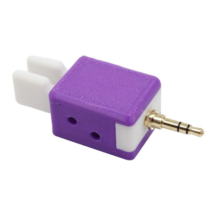 For Quansheng K5 / K6 Walkie-talkie CW Double Paddle Automatic Key Adjustable Finger Force Key(Purple) - Other Accessories by buy2fix | Online Shopping UK | buy2fix