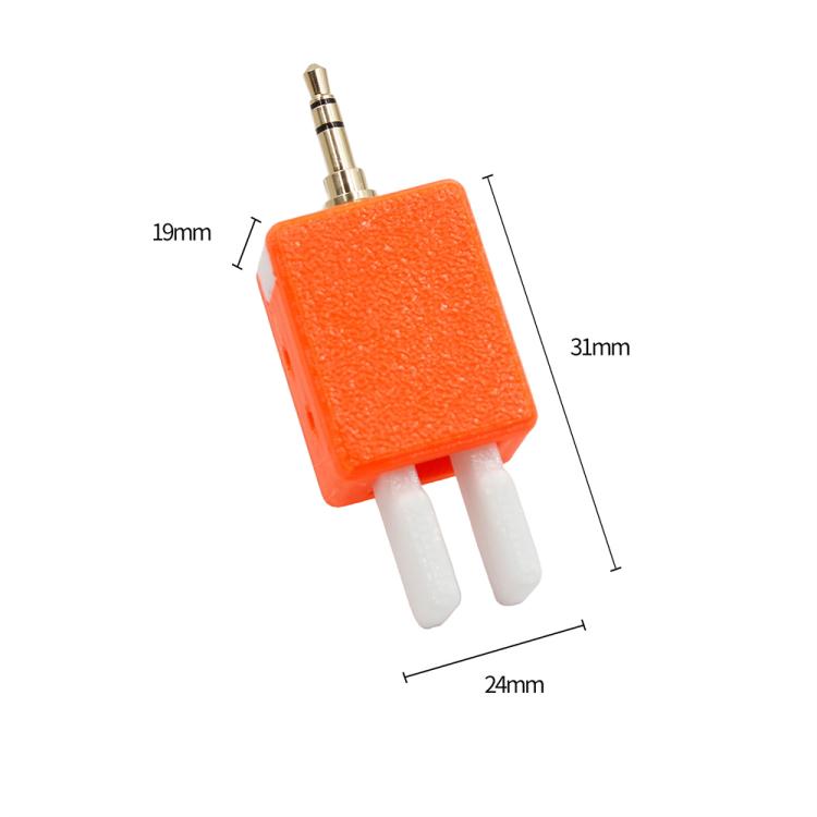 For Quansheng K5 / K6 Walkie-talkie CW Double Paddle Automatic Key Adjustable Finger Force Key(Orange) - Other Accessories by buy2fix | Online Shopping UK | buy2fix