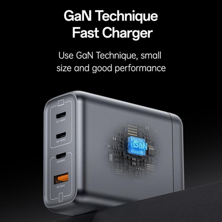 Yesido YC143 140W 4 Ports GaN Fast Charging Charger, 3 x USB-C / Type-C, 1 x USB-A(US Plug) - USB Charger by Yesido | Online Shopping UK | buy2fix