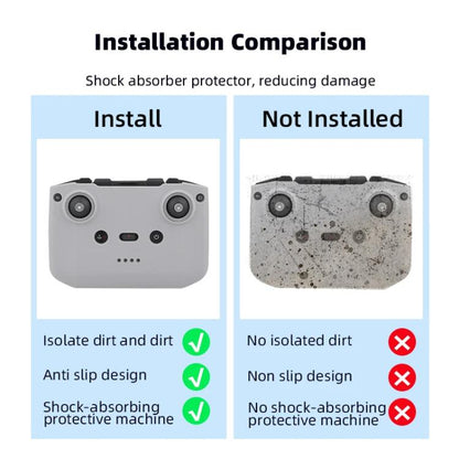 For DJI RC-N2 / RC-N1 BRDRC Remote Control Shockproof Anti-scratch Silicone Case(Grey) - Others by BRDRC | Online Shopping UK | buy2fix