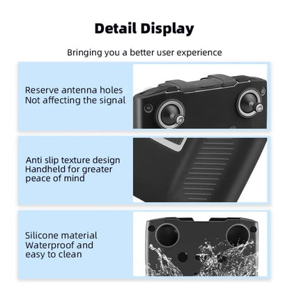 For DJI RC-N2 / RC-N1 BRDRC Remote Control Shockproof Anti-scratch Silicone Case(Grey) - Others by BRDRC | Online Shopping UK | buy2fix