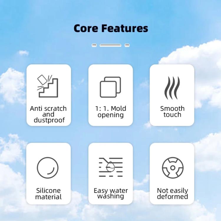 For DJI RC-N2 / RC-N1 BRDRC Remote Control Shockproof Anti-scratch Silicone Case(Grey) - Others by BRDRC | Online Shopping UK | buy2fix